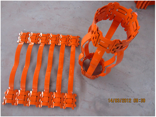 專業生產東營固井工具 鉸鏈式雙弓彈性套管扶正器